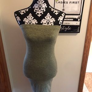 Strapless Fitted Dress